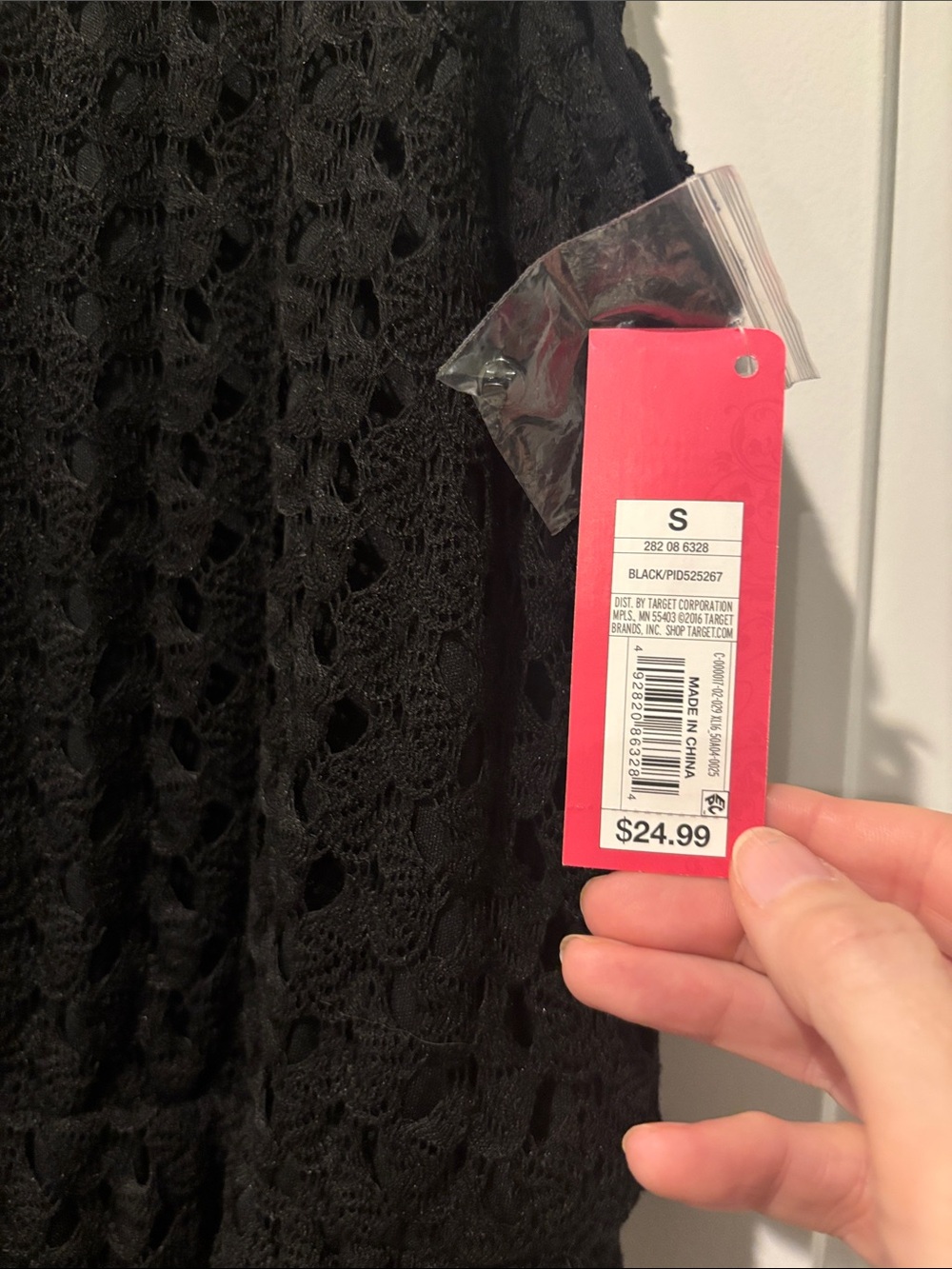 Target Black Lace Sleeveless Fit-and-Flare Dress - Picture 2 of 7